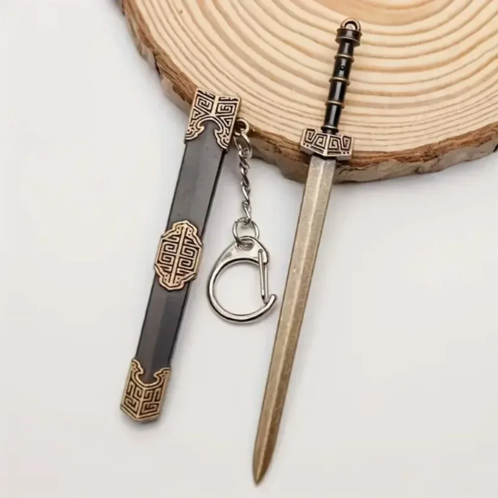 Sword Keychain with Sheath Mini Sword Random Metal #2 NWT